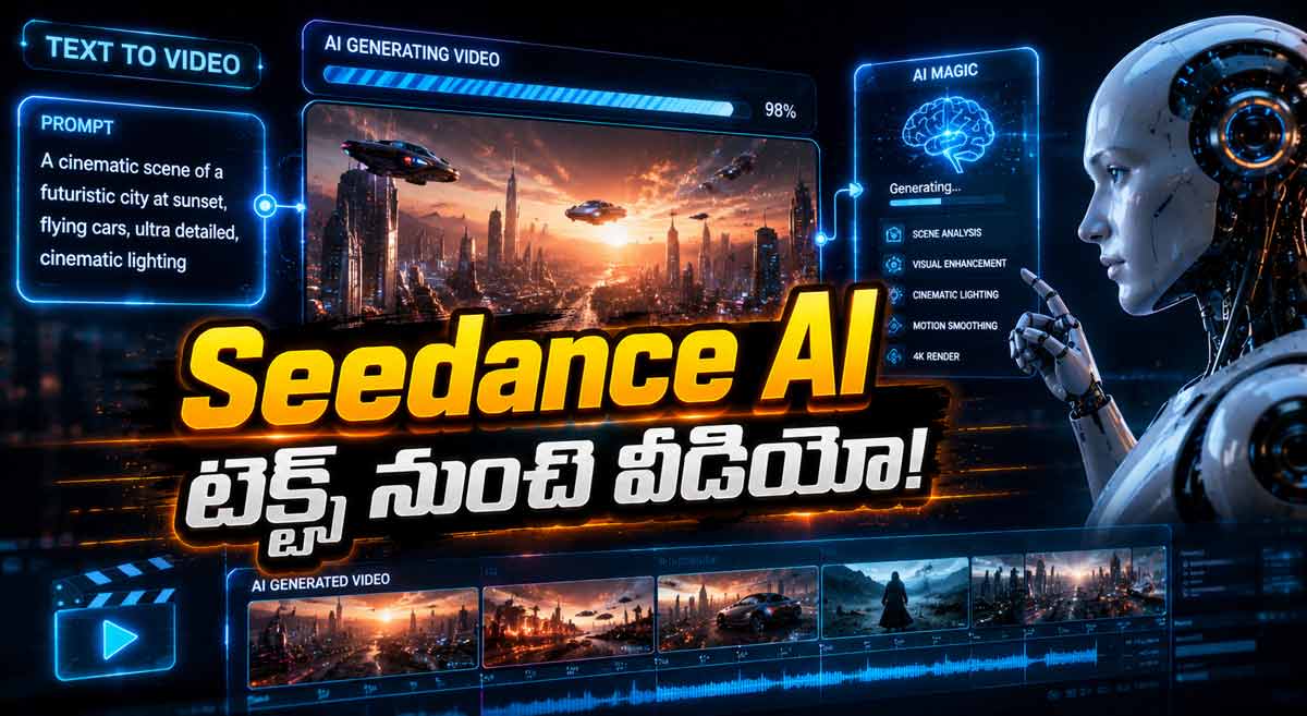 How to use Seedance AI free Telugu