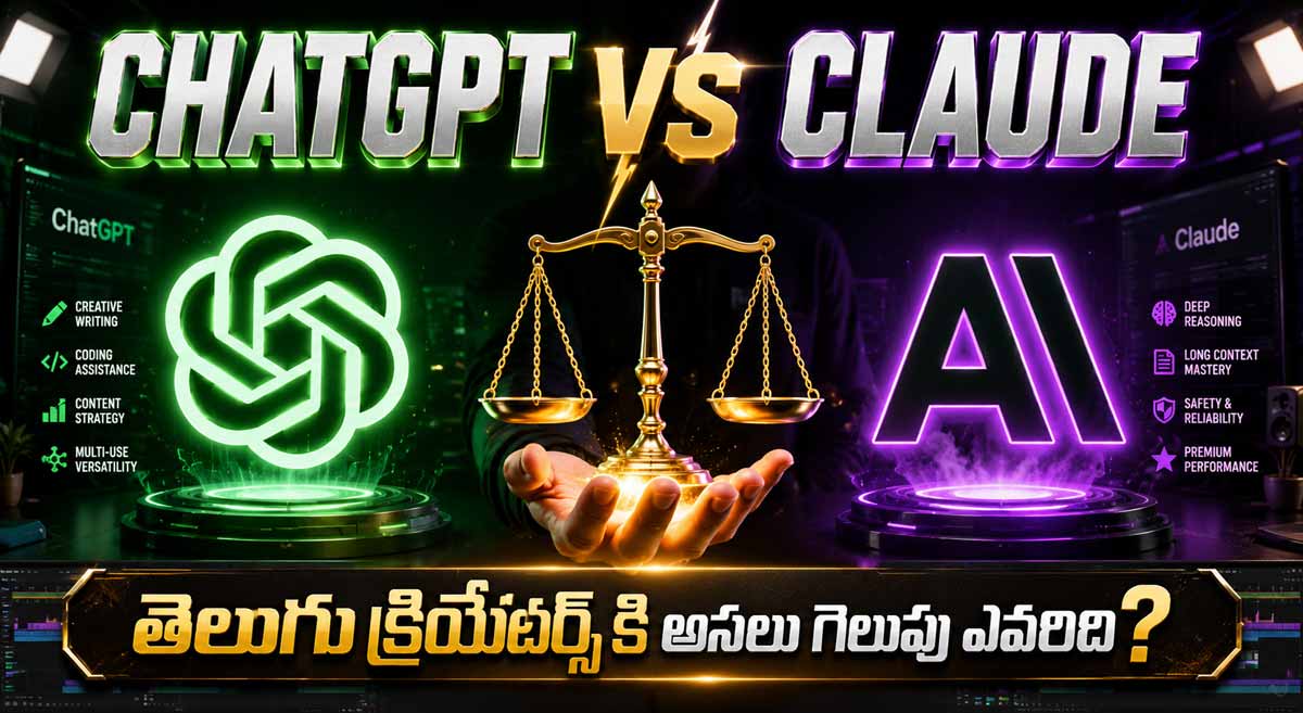 ChatGPT vs Claude Telugu